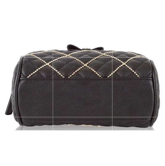 Betsey Johnson Rare Limited Edition Black Mini Barrel Shot Beads Crossbody Purse - Picture 4 of 10